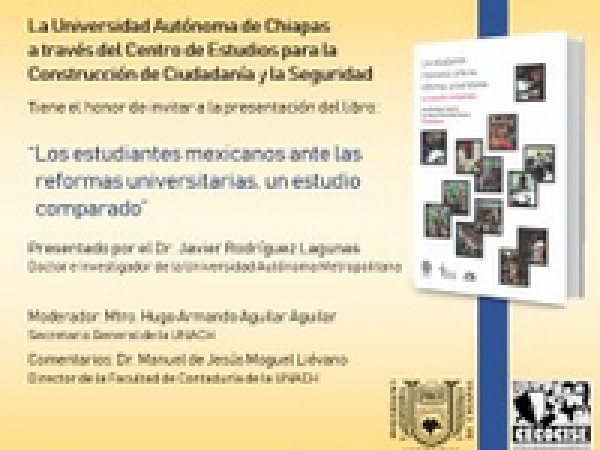 Invitacion: Presentacion del libro del Dr. Javier Rodríguez Lagunas